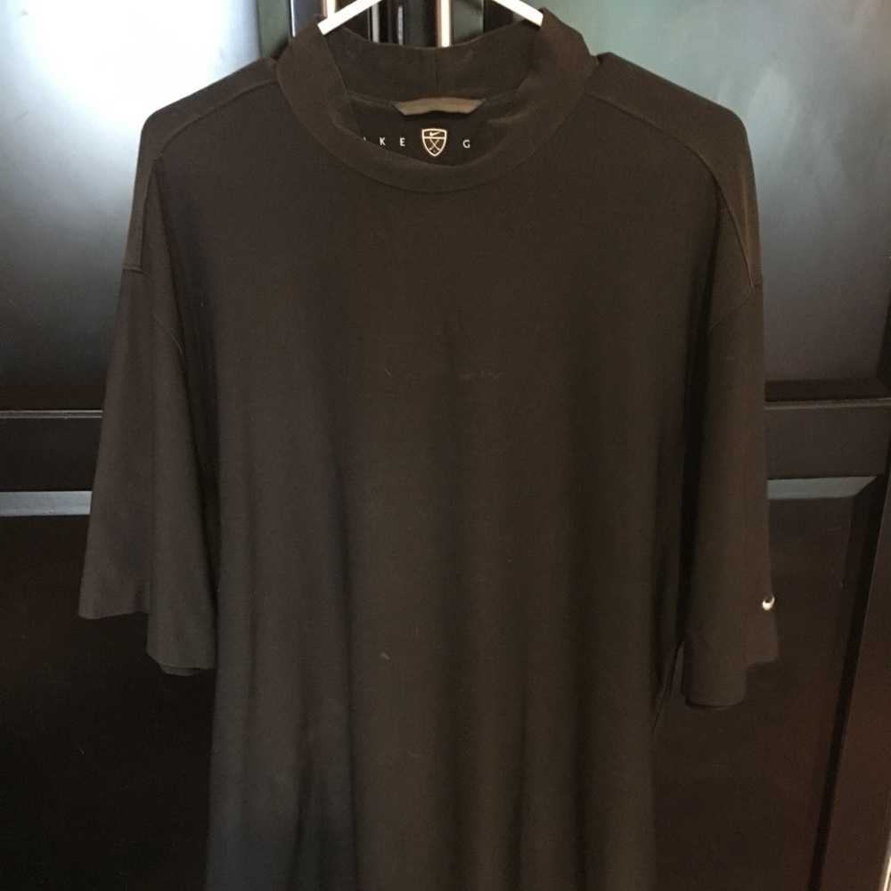 Nike Golf Dri-Fit Short-Sleeve Mock Neck